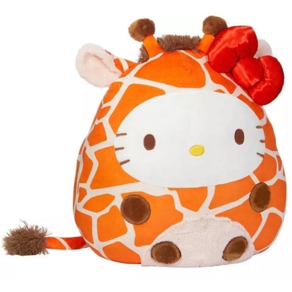 Squishmallows 24" Hello Kitty Original Sanrio Kelly Toy Plush Giraffe NWT - Picture 1 of 9